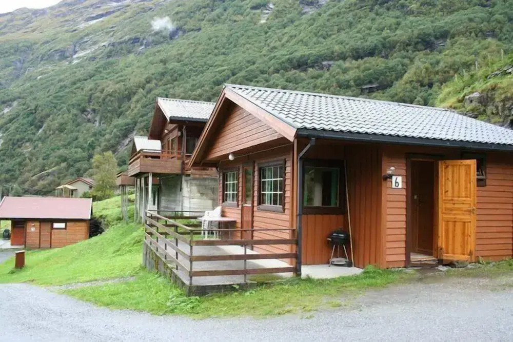 Outside